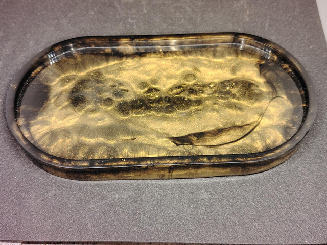 Vide poche black and gold