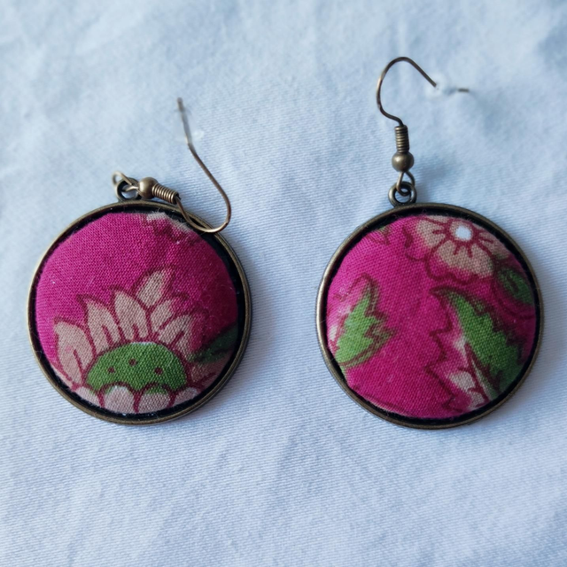 Boucles d'oreilles rondes