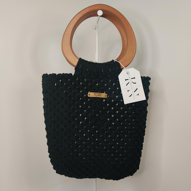 Obsidian Black Tote