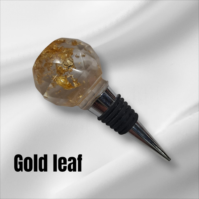 Gold leaf bottle stop