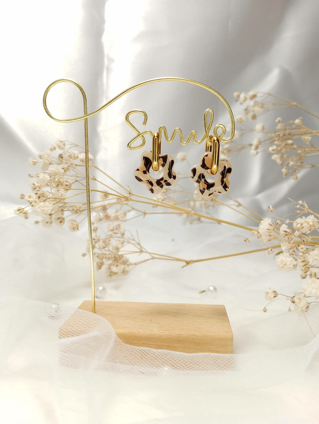 Boucles d'oreilles "Léopard Chic"