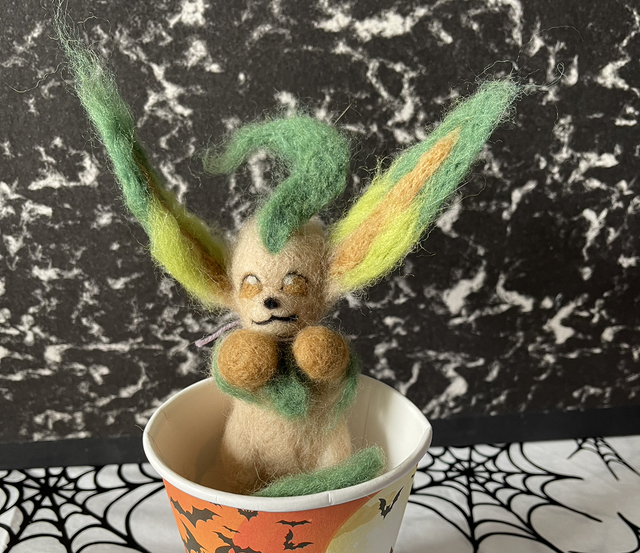 Pokemon leafeon naaldvilt 