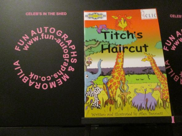 Alex Bennett 'Titch Haircut' Authentic Autographed Magazine Book (1)