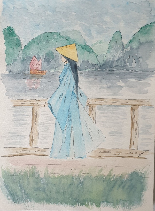 « Promenade à la Baie de Hạ Long #1 » [Walking along Halong Bay #1]