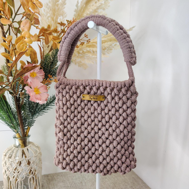 Mini lilac tote