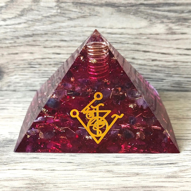 pyramide améthyste quarts rose 