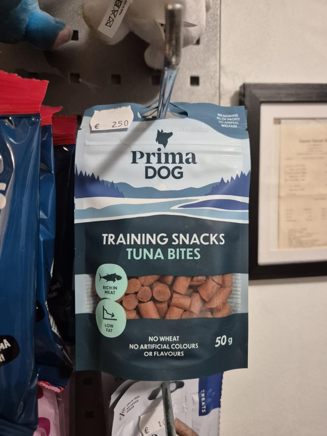 Primadog training snacks tuna 50g