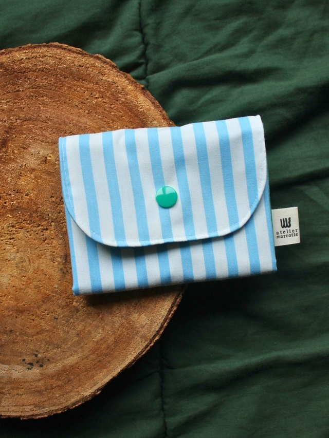 Porte-monnaie Mirabelle - 99% upcyclé, fabriqué en Occitanie