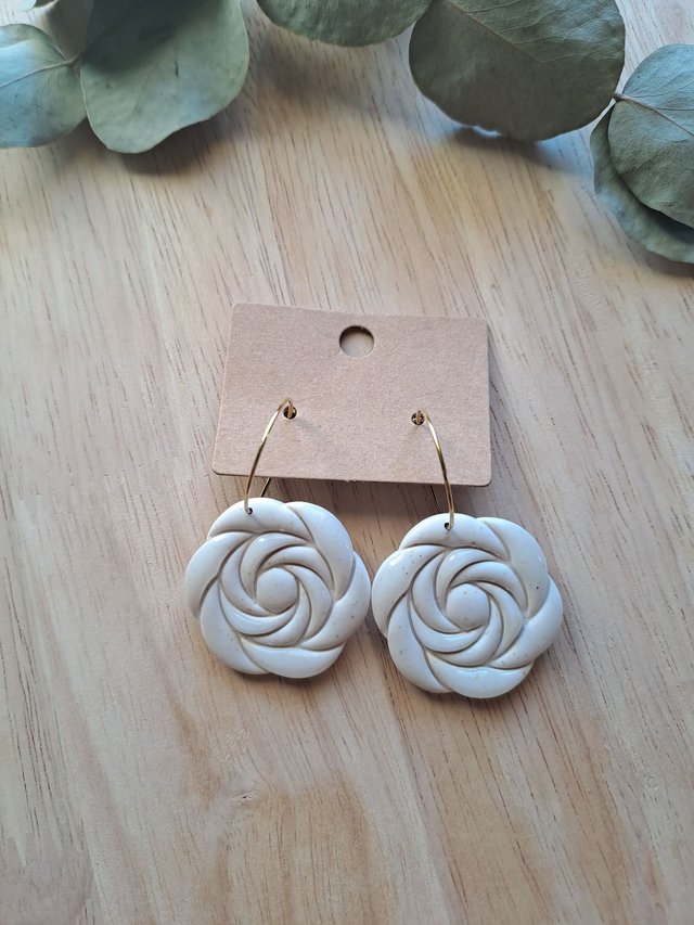 Boucles d'oreilles Rose 