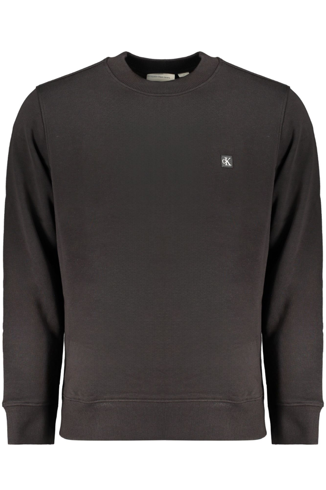 10560CALVIN KLEIN FELPA SENZA ZIP UOMO NERO