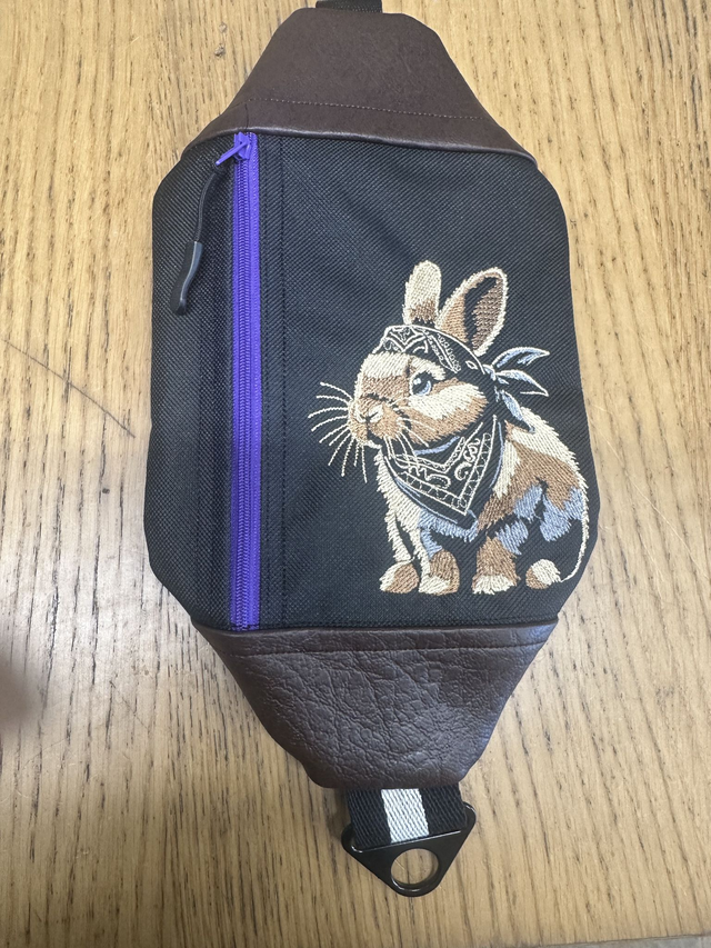 Crossbody Bag - Bandana Bunny