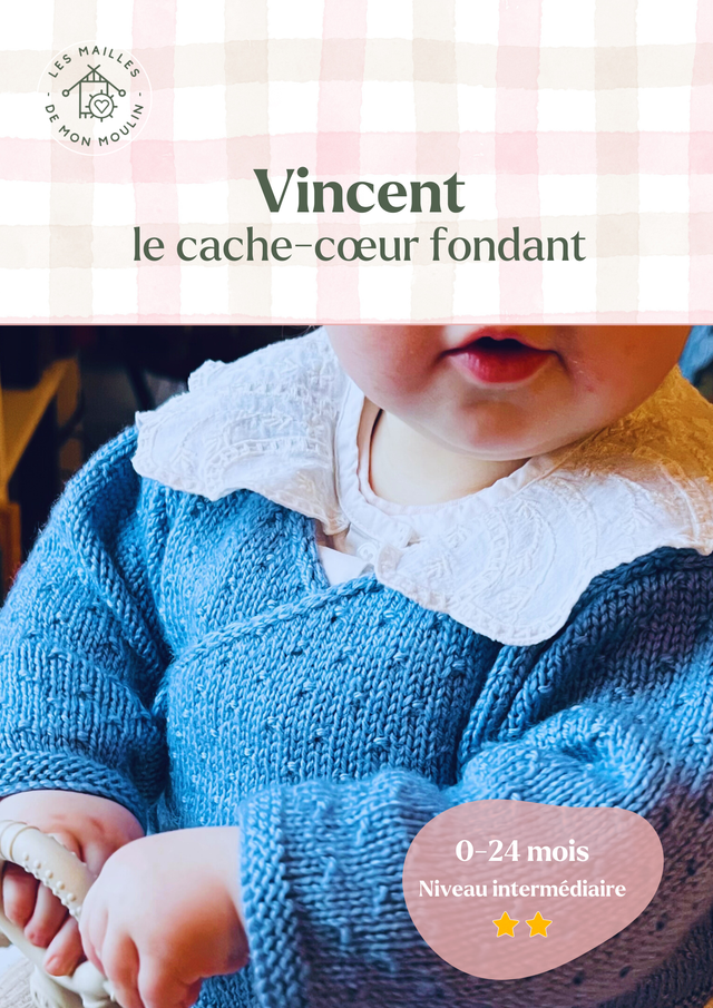 Modèle Vincent, le cache-coeur fondant