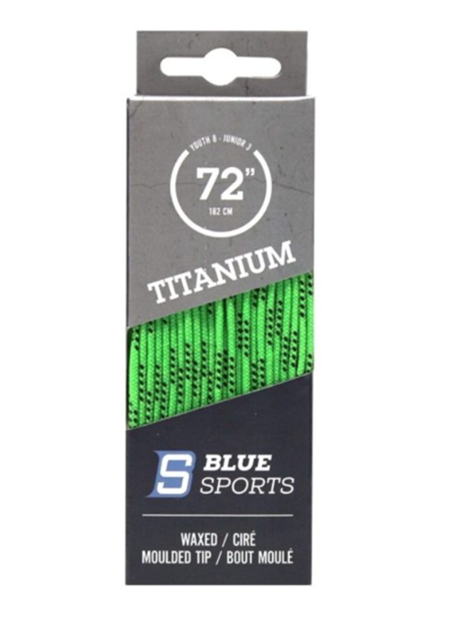Jääkiekkoluistimen nauha Blue Titanium vihreä jr