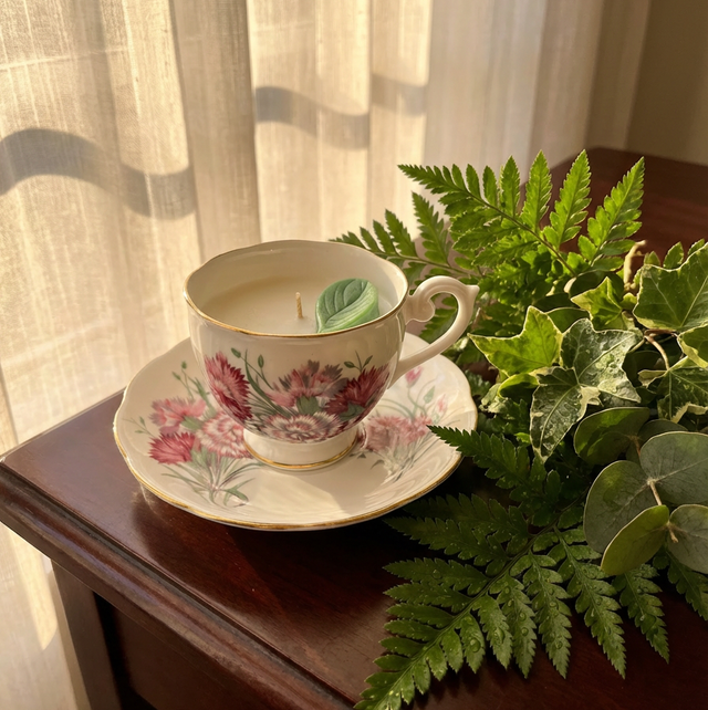 Vintage Teacup Candle 006