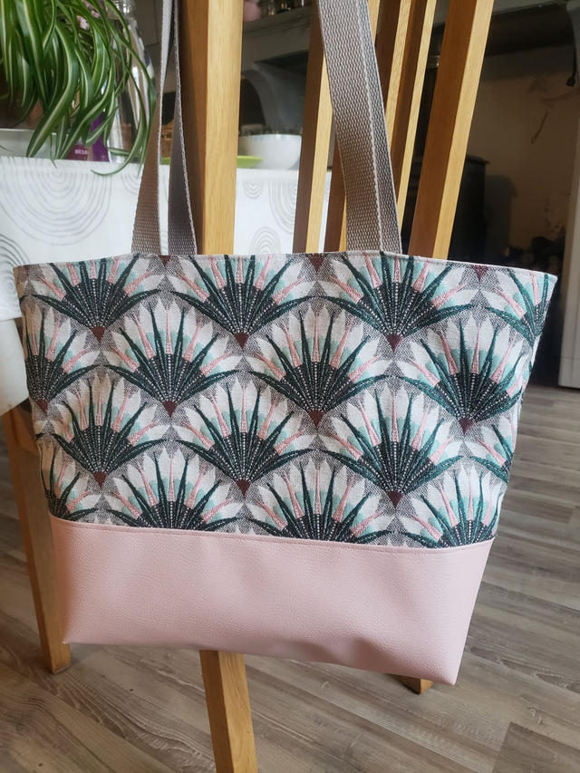 Sac cabas - Tissu jacquard - Divers motifs et tailles