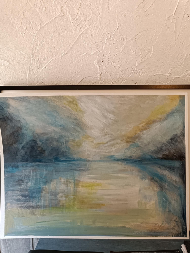 Acrylique sur papier 