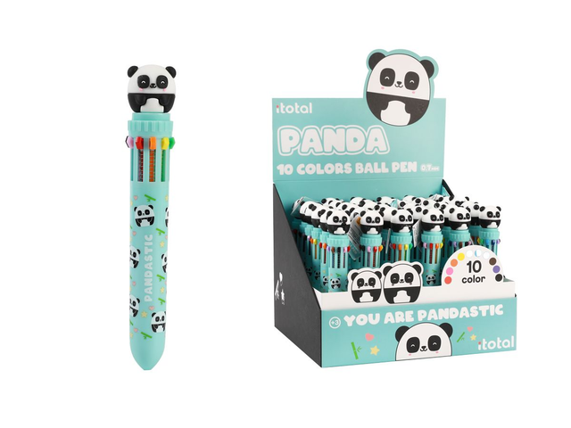 Penna 10 Colori itotal con Topper 3D – PANDASTIC