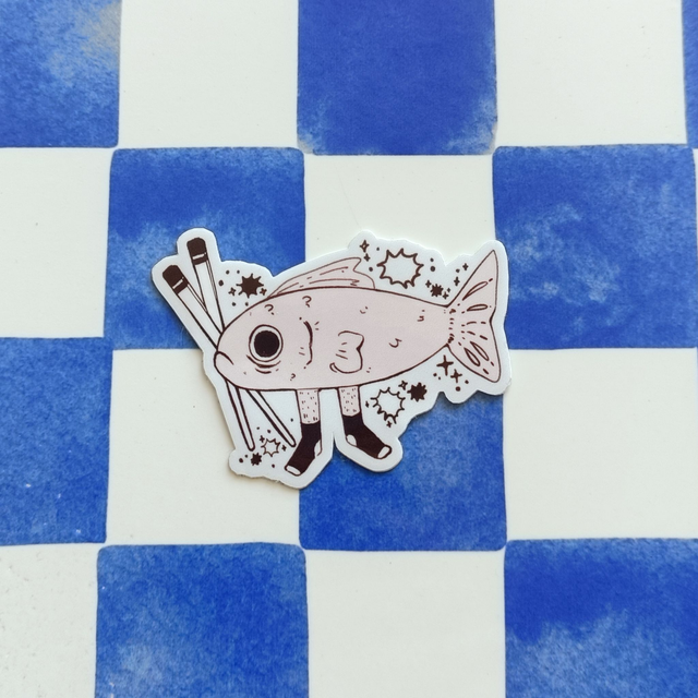 fish sauce - vinyl sticker