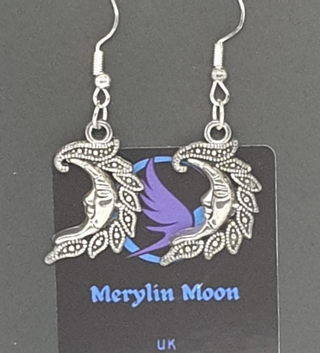 Old Style Art Nouveau Sun Earrings 