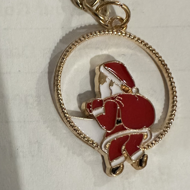 Santa Keyring 