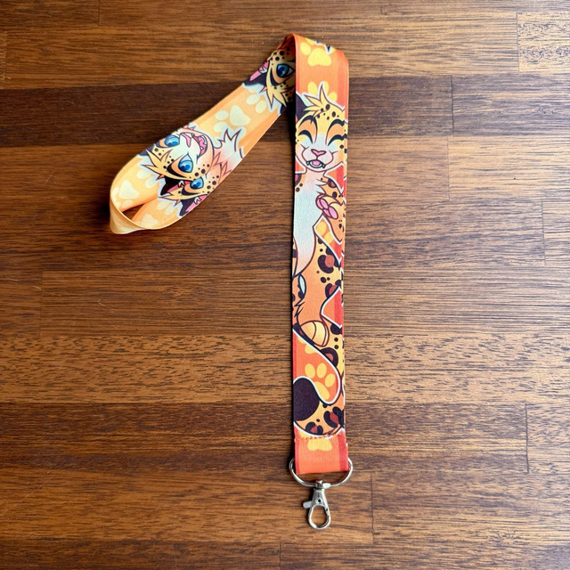 Leopard Lanyard