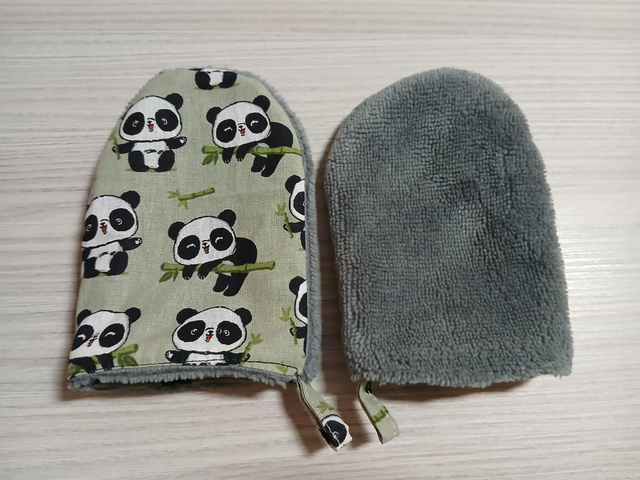 Gant de toilette enfant Panda