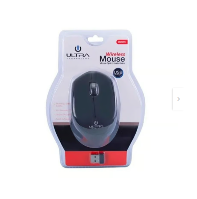 Mouse Inalambrico Ultra / Negro