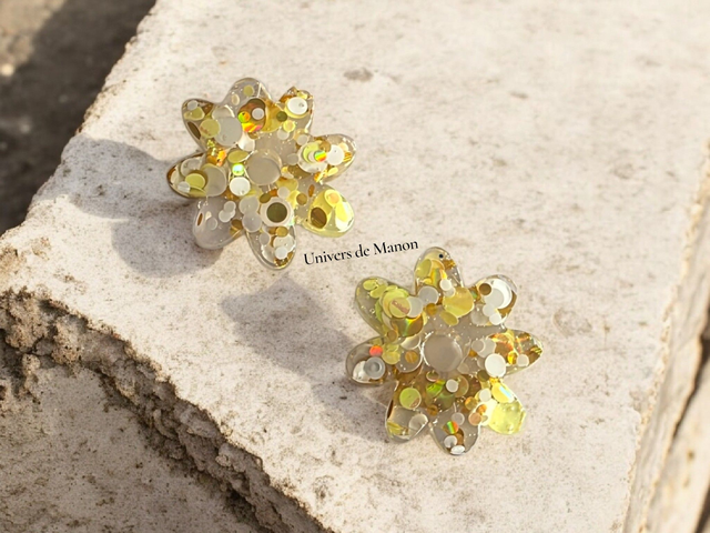 Pampilles Fleur  20mm  