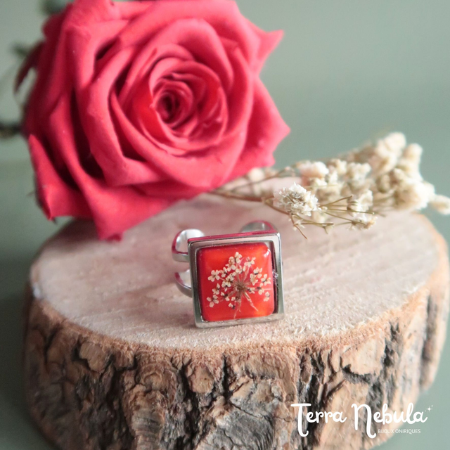 Bague fleurie Valentine | BA53 | Ombelles
