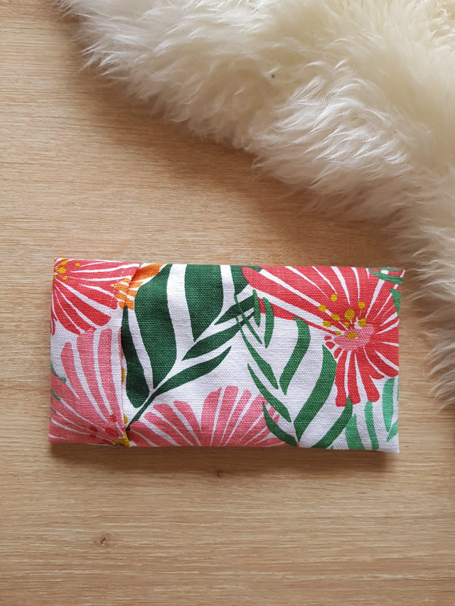 23 - Coussin pour les yeux - Fleurs multicolores