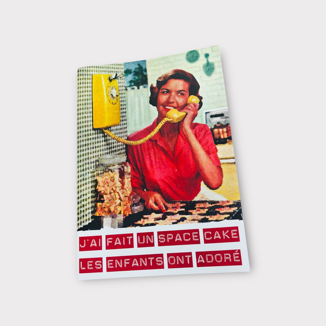 Grand carnet J&#039;ai fait un space cake, les enfants ont adoré