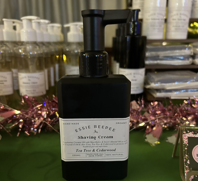 Cedarwood &amp; Tea Tree Homemade Shaving Cream - 250ml