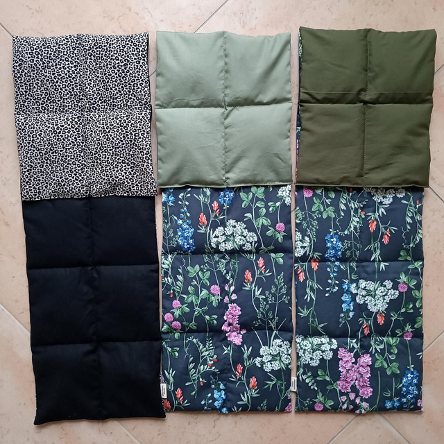 Rapskissen, Wärmekissen mit Rapssamen, 20×85cm