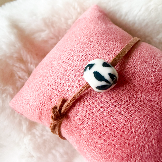 Bracelet PERLE de porcelaine