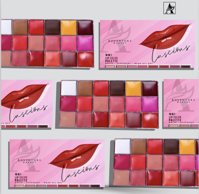 Palette lèvre 18in1 Adventure 