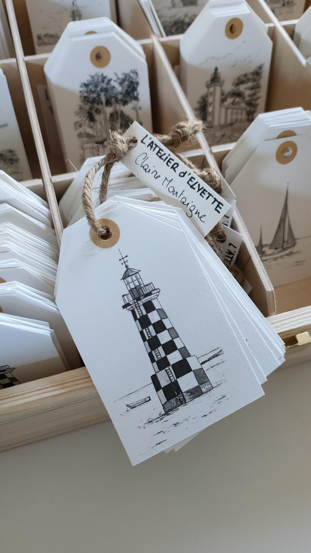 10 Étiquettes - Jeter l'Encre