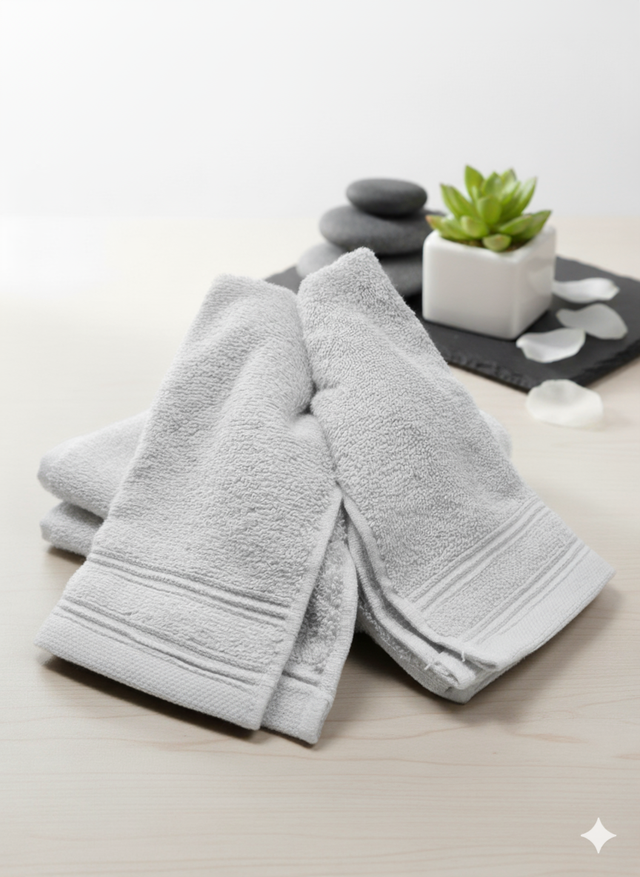 Serviette invité personnalisable - Police Allura