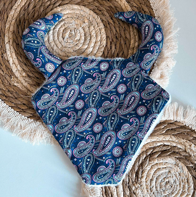 Doudou Toro Paisley violet