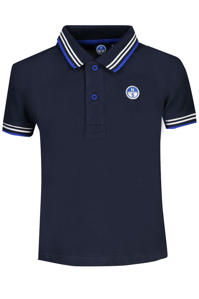 NORTH SAILS POLO MANICHE CORTE BAMBINO BLU