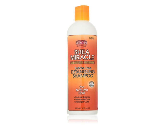 African Pride Shea Butter Miracle Detangling Shampoo 12Oz 