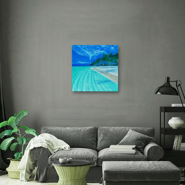 Canvas cm 30 x 30 "Estate"