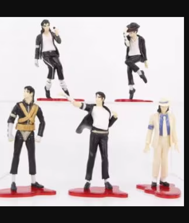 Michael Jackson figuren set 5 stuks (10cm)