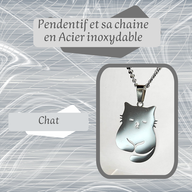 Pendentif L - Chat