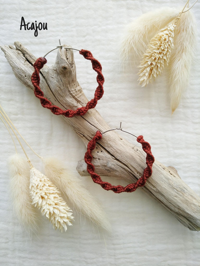 Boucles d'oreilles "LIV" II - Argenté ou Doré