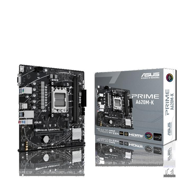 02.1.0007 – Scheda Madre ASUS PRIME A620M-K AM5 – Entry Level per Ryzen 7000