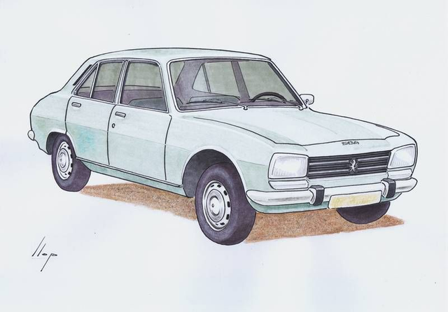 Artimotor onpaper CLASSICS 21x30 - Peugeot 504