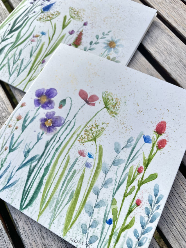 Wildflower Square Cards 