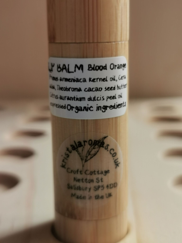 Lip Balm Blood Orange (Organic Ingredients). 5g