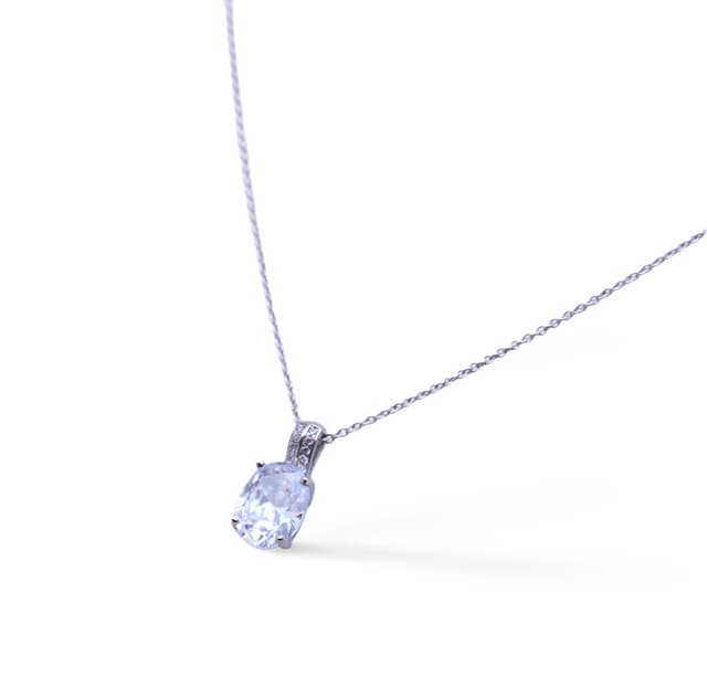 Eleganter 925er Silber-Anhänger mit Zirkonia – Vreni