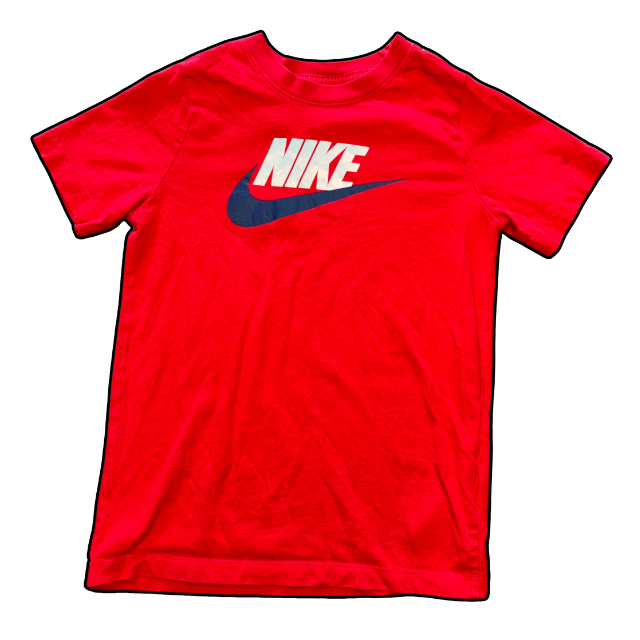 Kids Red Nike T-Shirt - M
